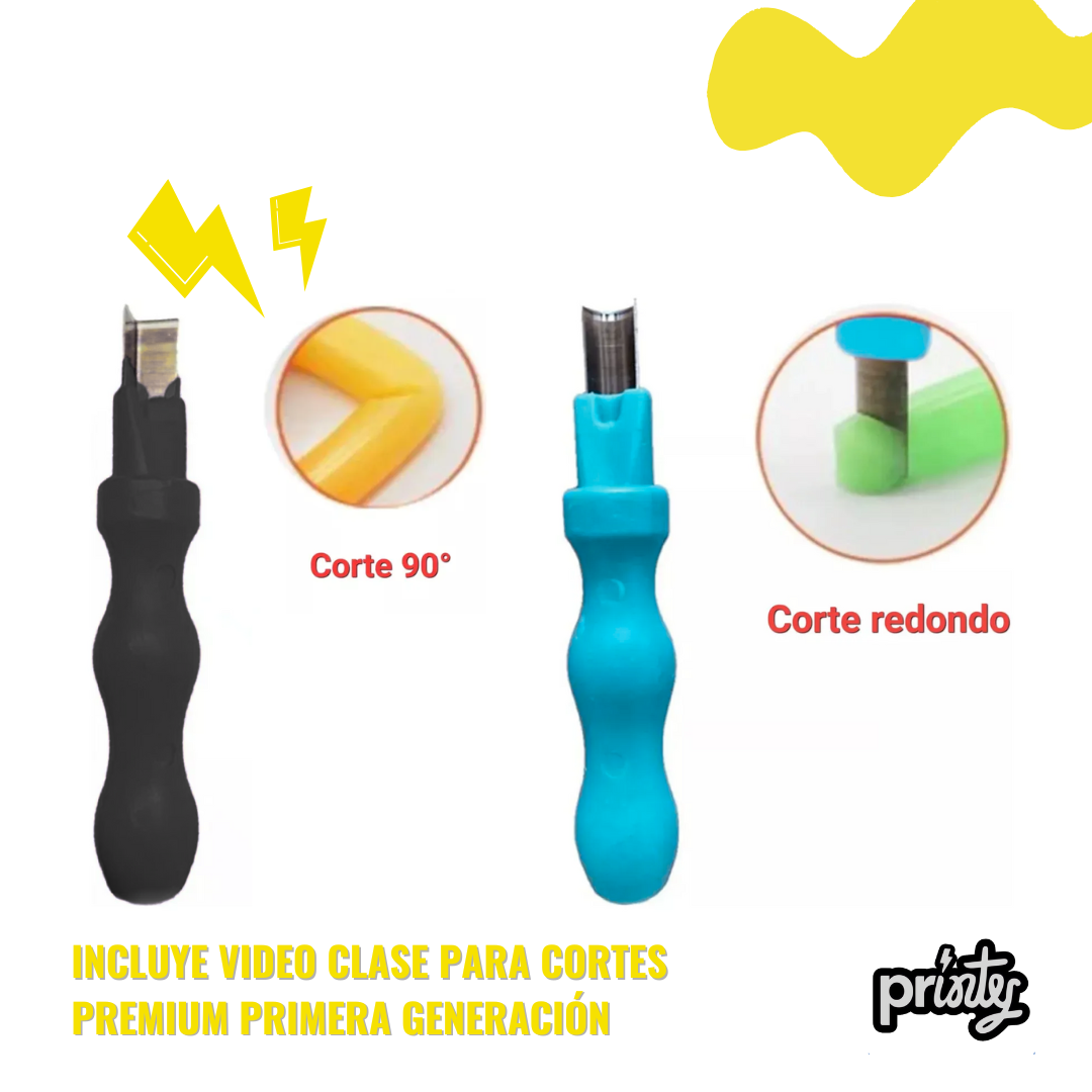 Cortador tira neon + Video Clase