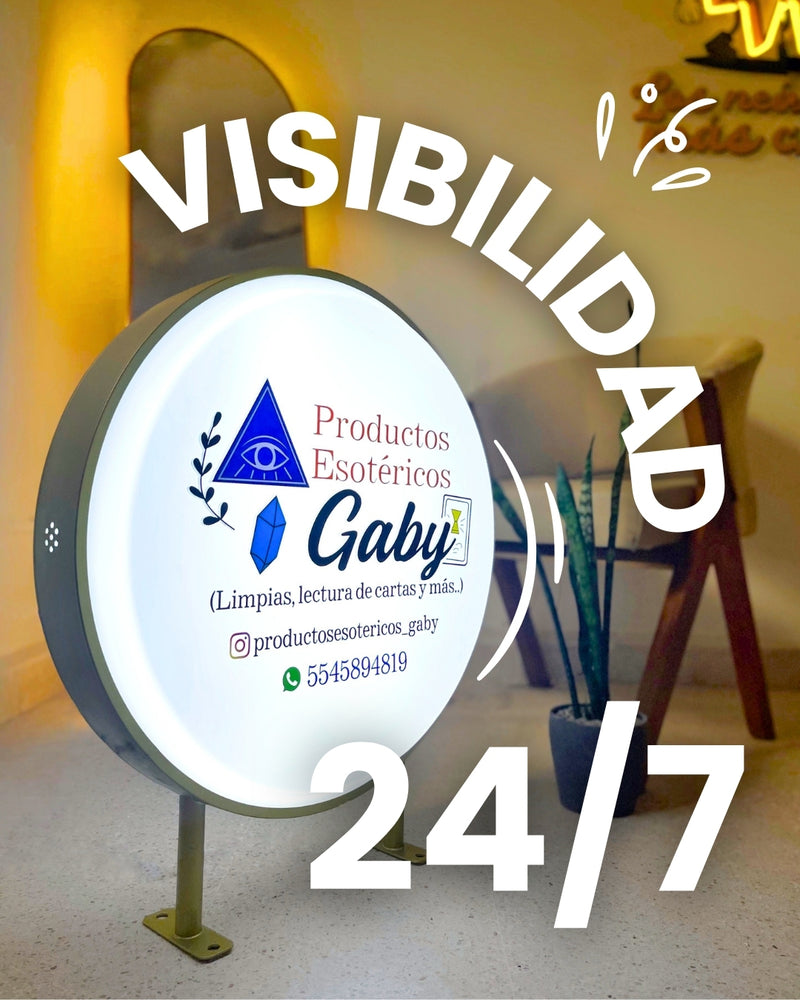 Caja de luz para negocio