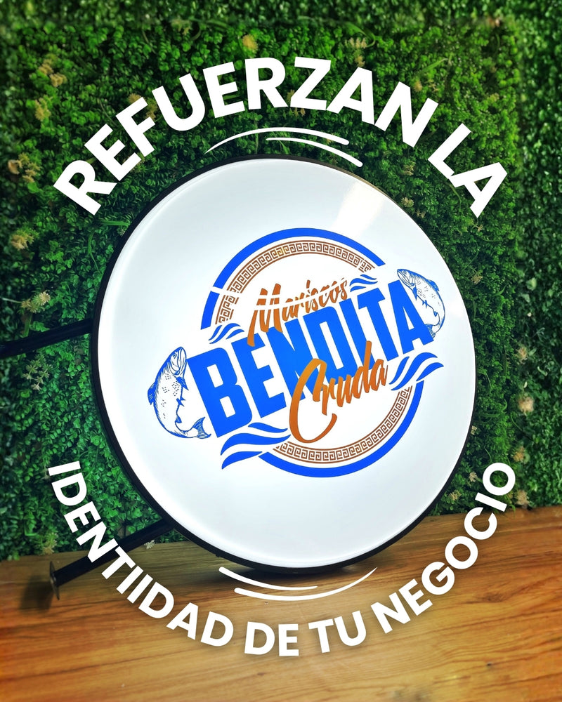 Caja de luz para negocio