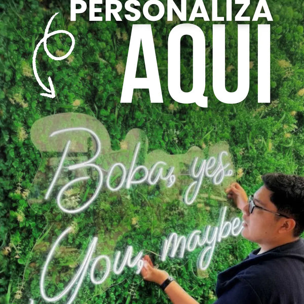 Personaliza tu neón