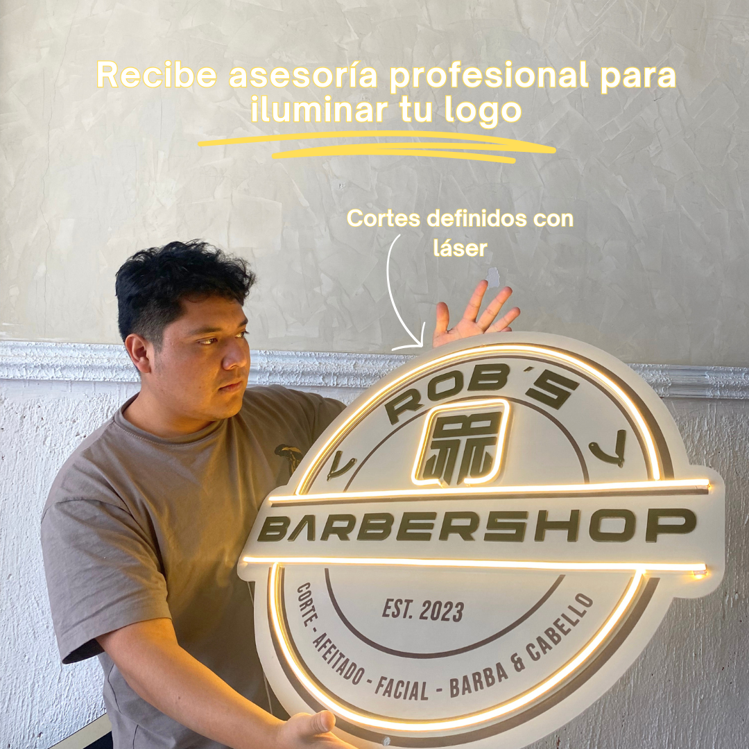 Logo en Neón e Impresión