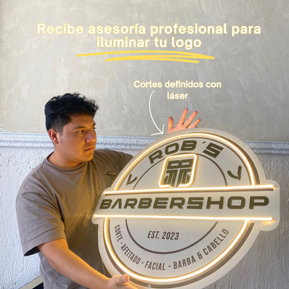 Logo en Neón e Impresión