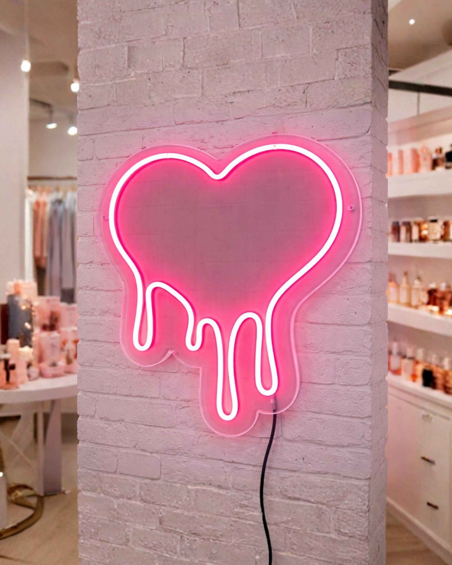 Corazon Derretido - Decoración Icónica para Negocios y Espacios Modernos