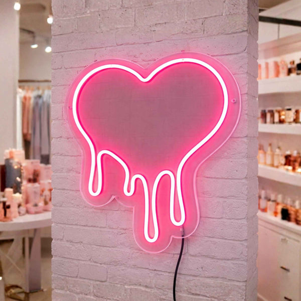 Corazon Derretido - Decoración Icónica para Negocios y Espacios Modernos