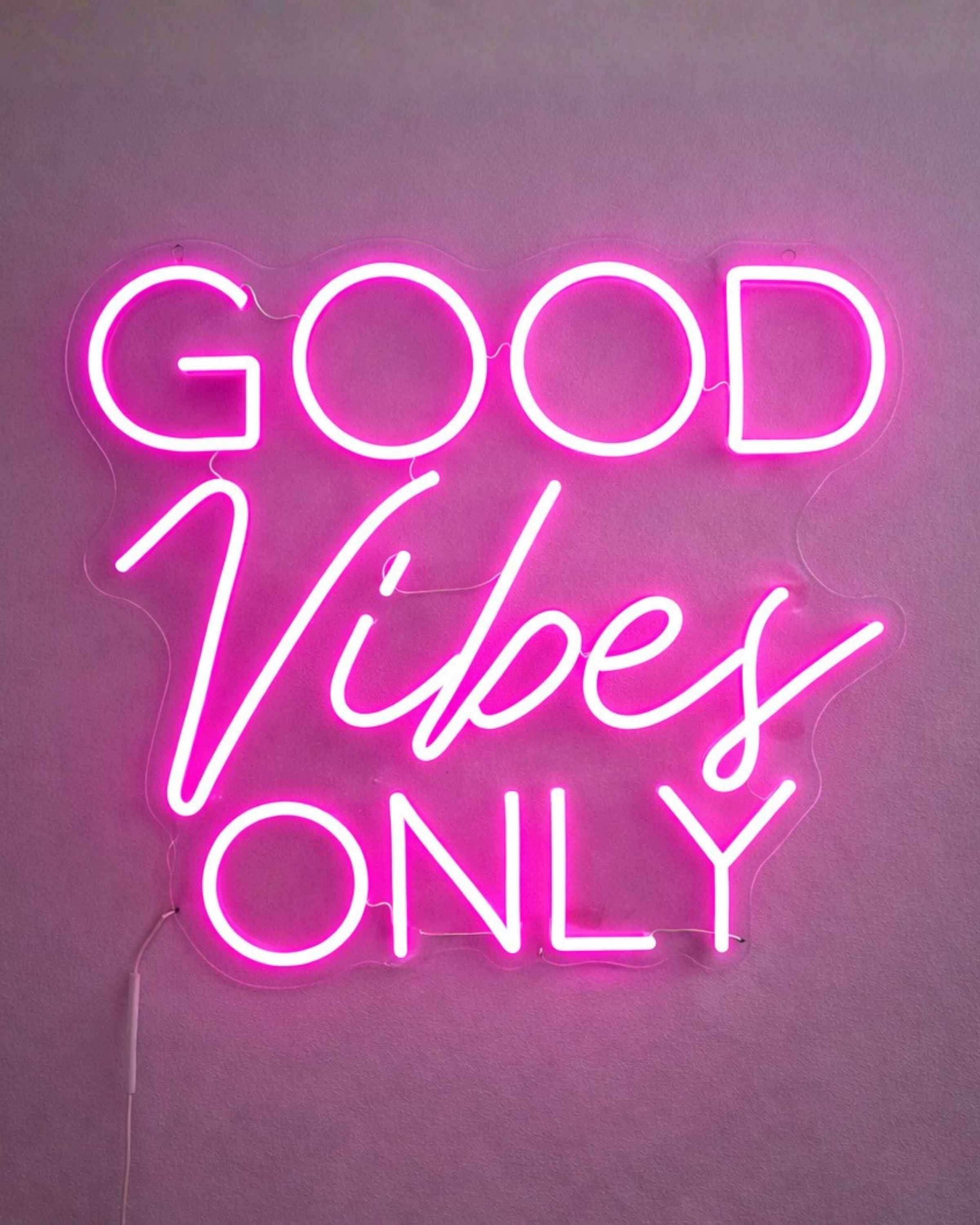 Good Vibes Only - Decorativa para tu Salón de Belleza