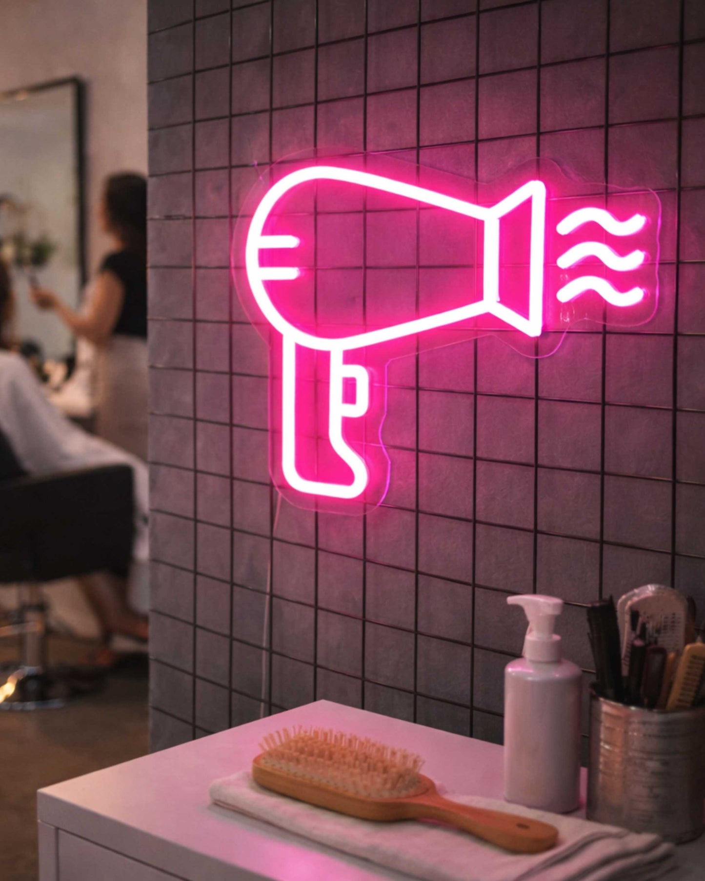 Secadora de Cabello - Decoración para Salones de Belleza