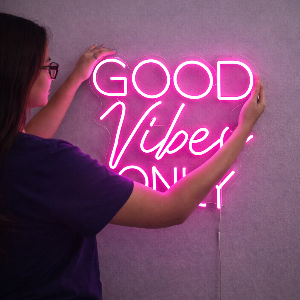Good Vibes Only - Decorativa para tu Salón de Belleza