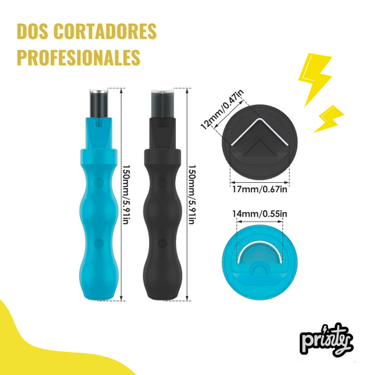 Cortador tira neon + Video Clase