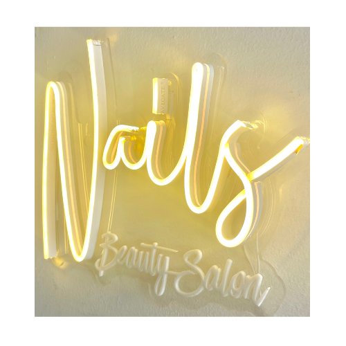 Nails Beauty Salon Decoración Calida para Salon de Uñas