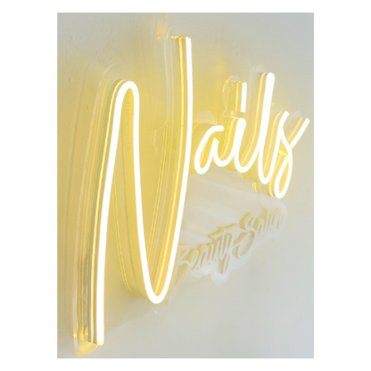 Nails Beauty Salon Decoración Calida para Salon de Uñas
