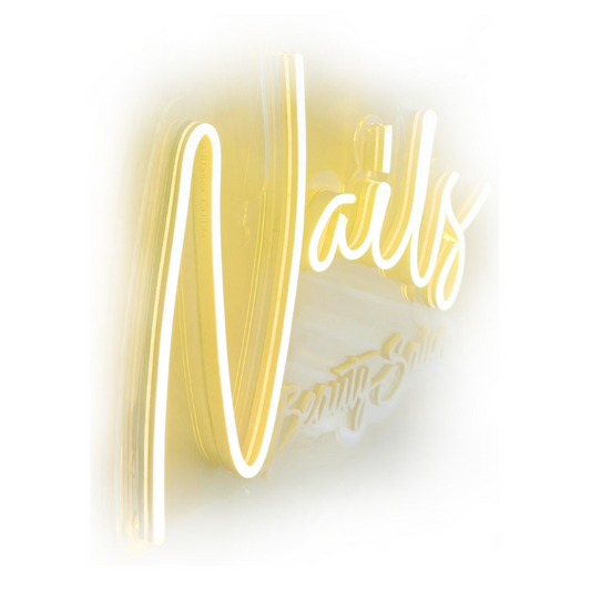 Nails Beauty Salon Decoración Calida para Salon de Uñas