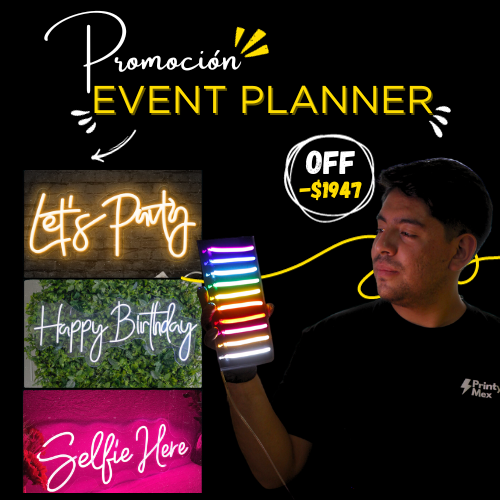 PAQUETE 3 LETRERO - EVENT PLANNER