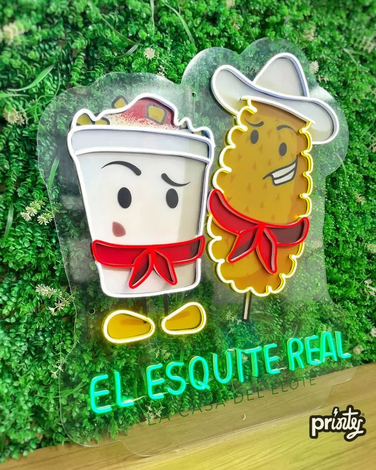 Letrero luminoso personalizado