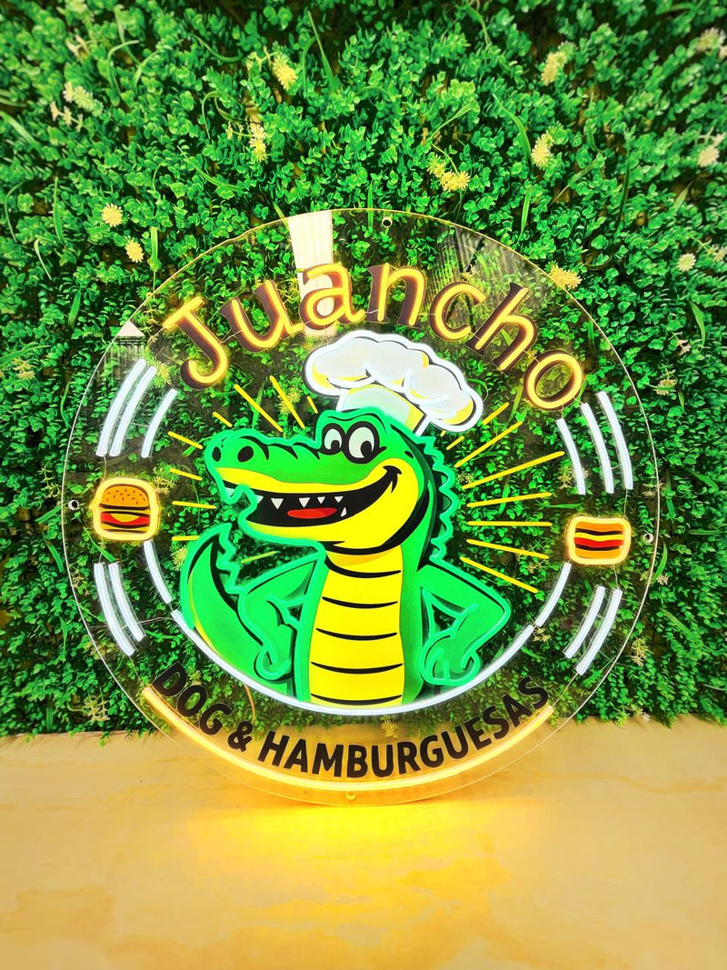 Letrero luminoso personalizado
