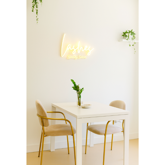 Lashes Beauty Salon Warm Decor